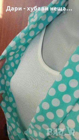 Нова рокля в синьо, бяло и черно👗🍀S,M👗🍀арт.1111, снимка 4 - Рокли - 32959070