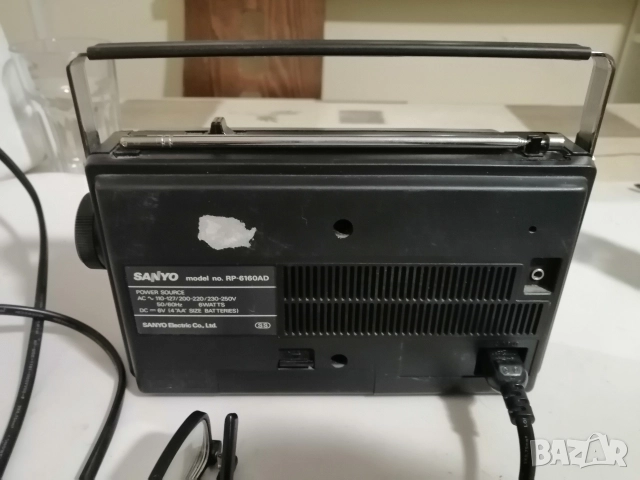 AM/FM радио SANYO RP-6160AD, снимка 6 - Радиокасетофони, транзистори - 52850472