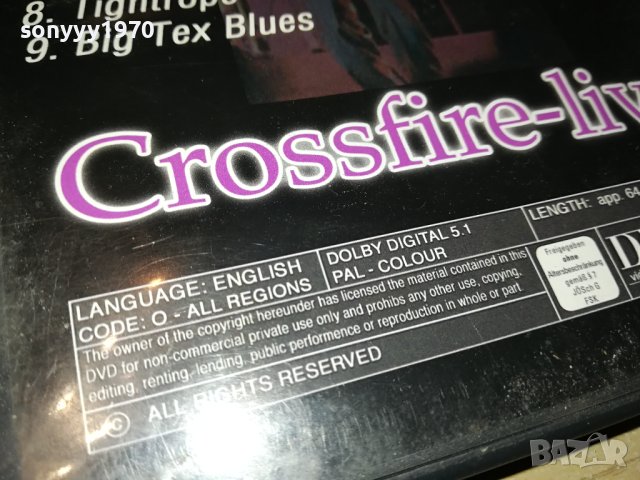 STEVIE RAY VAUGHAN-DVD 0402241710, снимка 12 - DVD дискове - 44129862