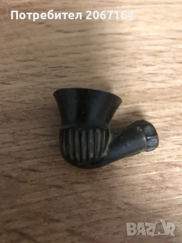 Османска бронзова лула, снимка 3 - Антикварни и старинни предмети - 48466019