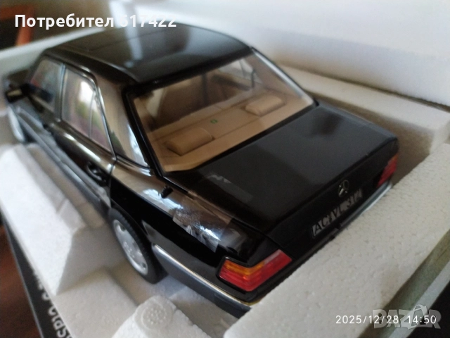 1:18 Метален модел на  Mercedes Benz 230E W124 AMG Wheels , снимка 3 - Колекции - 52921834