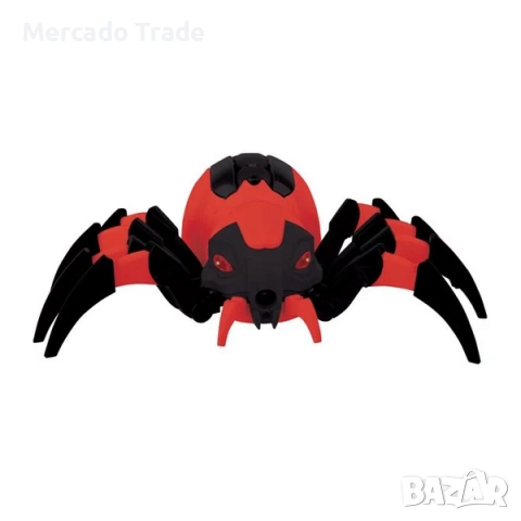 Паяк-робот Mercado Trade, С дим, Светлина и движение, Червен