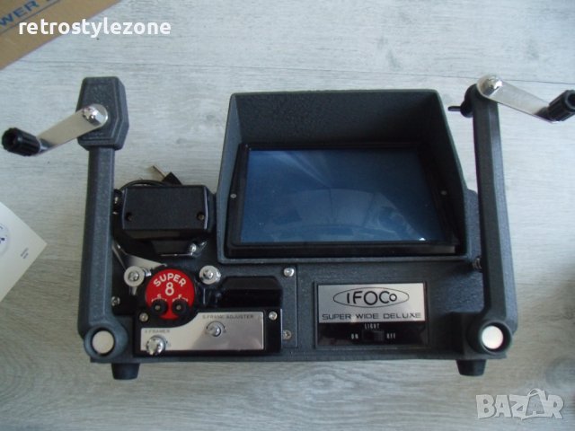 № 7355 стара японска киномашина  IFOCO  VIEWER EDITOR за преглед на 8 мм. киноленти  , снимка 3 - Други ценни предмети - 43839121