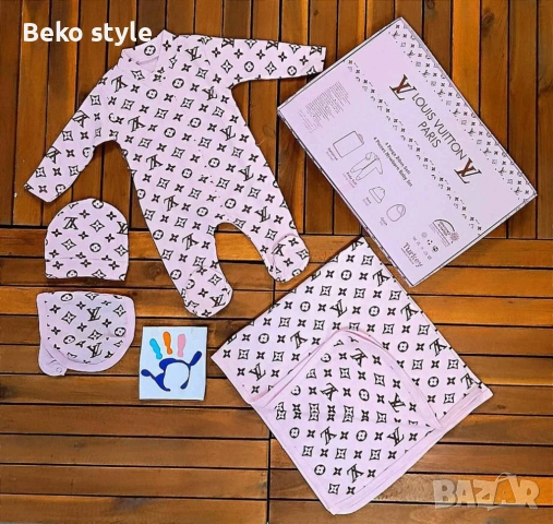 Бебешки комплекти за новородено 100% памук, снимка 2 - Комплекти за бебе - 53435293