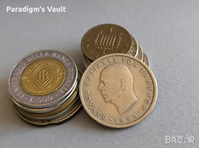 Монета - Гърция - 5 драхми | 1954г., снимка 2 - Нумизматика и бонистика - 43468120