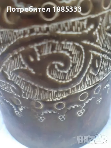 ръчна кана бакрен, снимка 3 - Антикварни и старинни предмети - 47941325