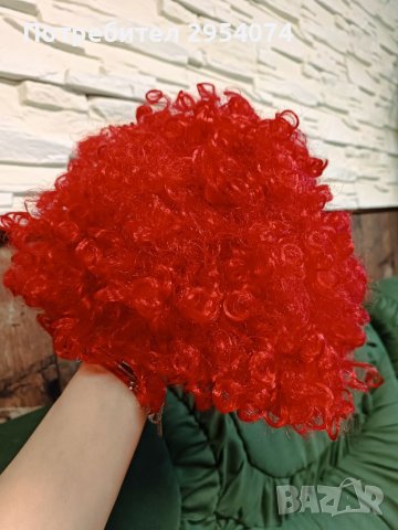 Перука червена 15лв, снимка 1 - Аксесоари за коса - 40036684