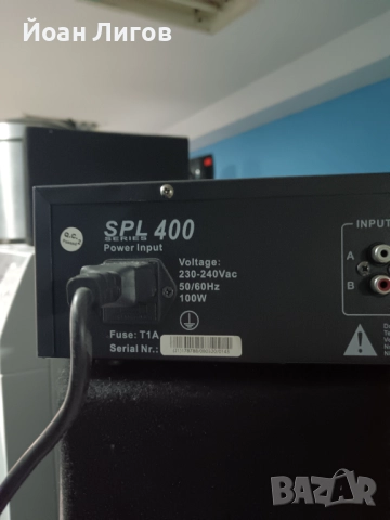 Усилвател SPL 400, снимка 4 - Ресийвъри, усилватели, смесителни пултове - 52858731