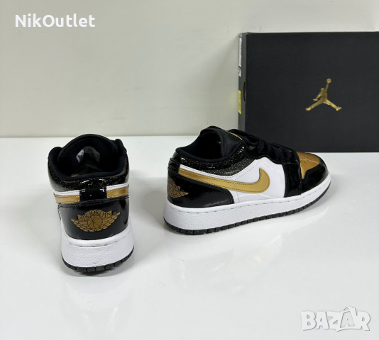 Nike Air Jordan 1 Gold, снимка 4 - Кецове - 44907685