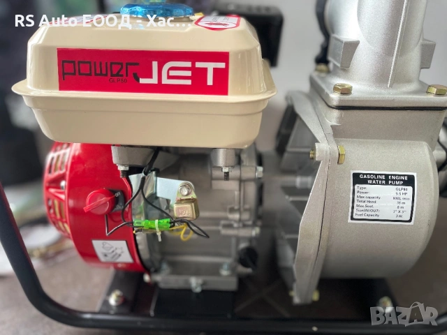 Помпа за вода 3” / Бензин 5.5 к.с, снимка 7 - Селскостопанска техника - 53235523