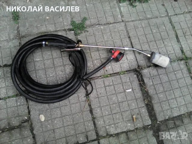 Горелка   комплект  /  Нов   клапан   -  маркуч  10  м  - горелка    -  70  см  .                  ., снимка 1