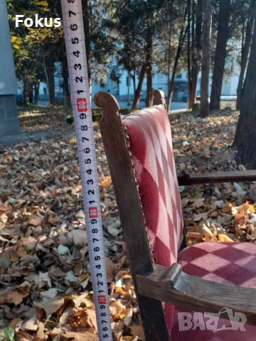 Прекрасен антикварен стол кресло много стар но запазен, снимка 9 - Антикварни и старинни предмети - 53448868