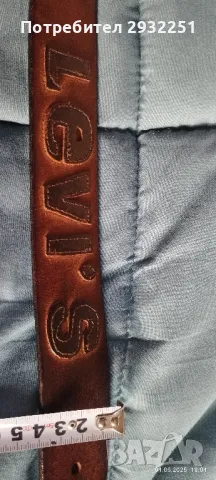 Оригинален колан LEVI'S естествена кожа ,LEVI'S, снимка 2 - Колани - 50154186