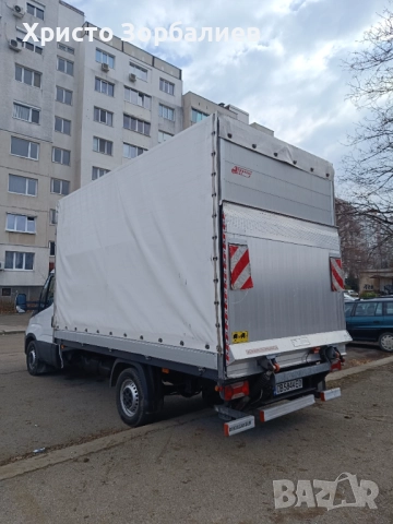 Транспортни услуги с бус с падащ борд до 3.5 т.