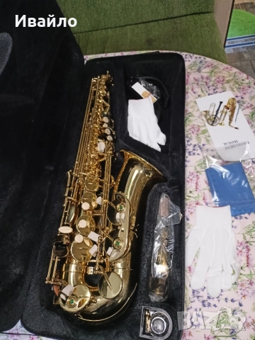Нов!!! Алт саксофон , снимка 2 - Духови инструменти - 51746611