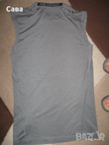 Тениска NIKE- PRO COMBAT   мъжка,Л-ХЛ, снимка 3 - Спортни дрехи, екипи - 37430715