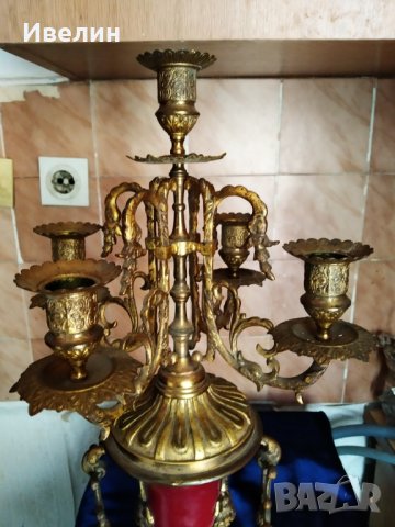 стар бароков свещник , снимка 4 - Антикварни и старинни предмети - 26249075