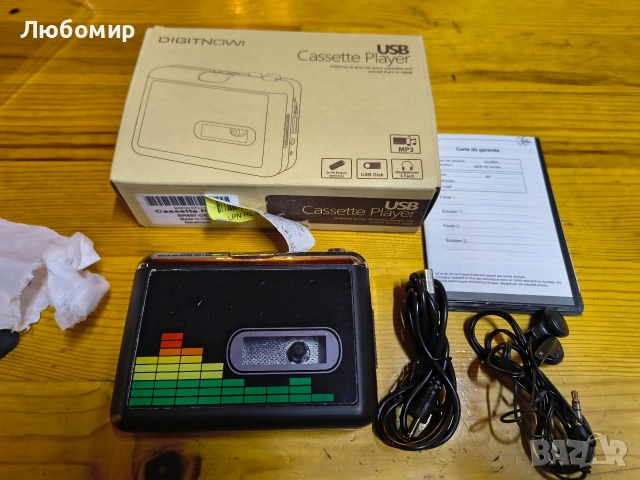 USB към MP3 касетофон, преносим аудио музикален плейър, конвертор от касета към MP3 със слушалки , снимка 4 - Радиокасетофони, транзистори - 52805991