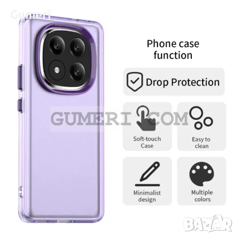 Xiaomi Poco X7 Противоударен Хибриден Гръб - Мат