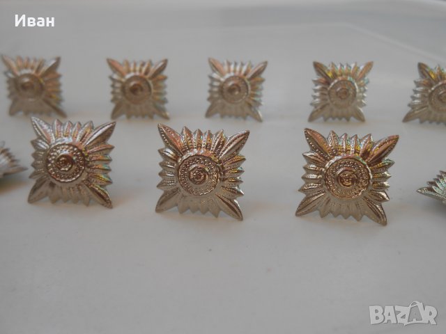 Звезди за пагони / четирилъчка / военни, военен,армейски, снимка 1 - Антикварни и старинни предмети - 35180503