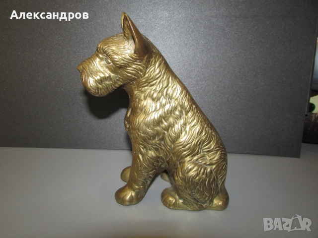 Бронзов Слон и бронзово куче, снимка 8 - Други ценни предмети - 52848651