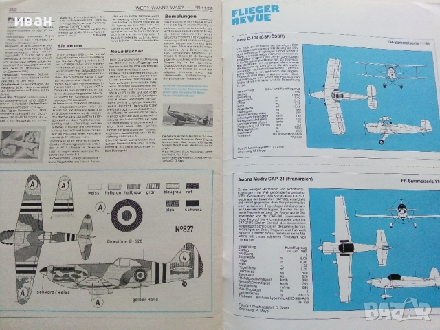 Антикварни Немски списания за авиация "Flieger revue", снимка 3 - Списания и комикси - 36501366