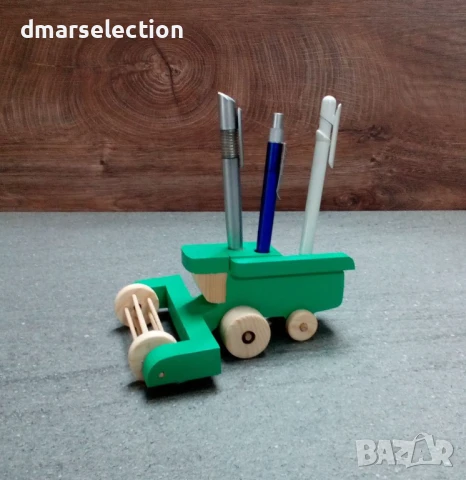 Декоративен дървен комбайн - моливник DMAR 268M4