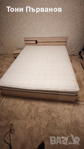 легло с матрак 160х200, снимка 2 - Матраци - 52643434