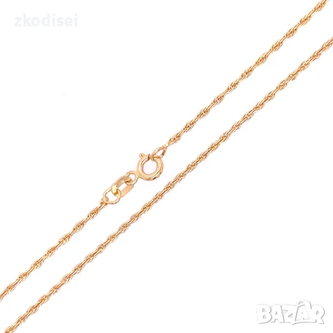 Златен синджир 2,41гр. 39,0см. 14кр. проба:585 модел:32166-2, снимка 1