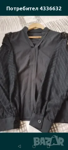 Дамска черна риза! Размер-М