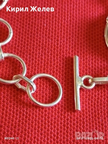 Ръчно изработена сребърна гривна Giannitiko ювелирно Арт бижу 52513, снимка 3 - Гривни - 53015760