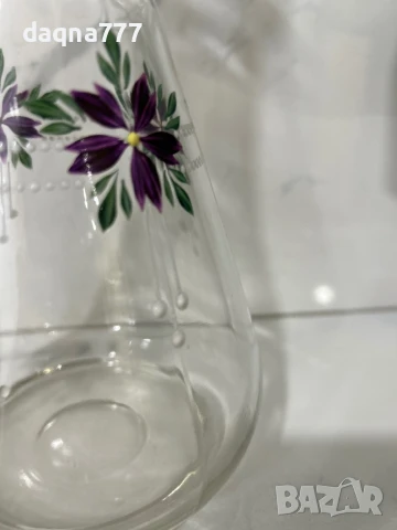 Vtg ръчно рисувана ваза/ гарафа Германия от 60-те години, снимка 3 - Декорация за дома - 50680227