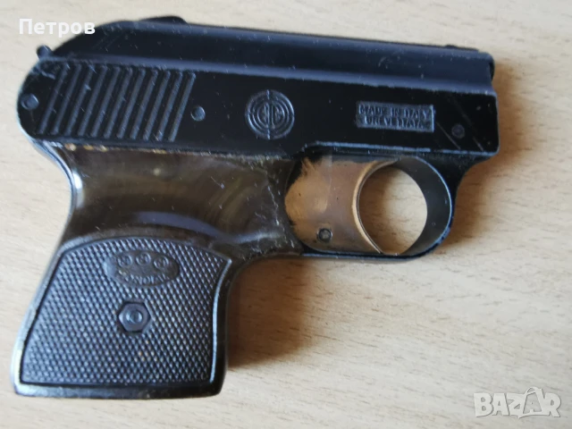 Пистолет Lancia Razzi Mod.1900 6mm black.Антика.Модел 1900 г., снимка 4 - Други ценни предмети - 50916740