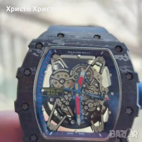 Мъжки луксозен часовник Richard Mille Rafael Nadal RM 35-02 Cloning , снимка 2 - Мъжки - 49126083
