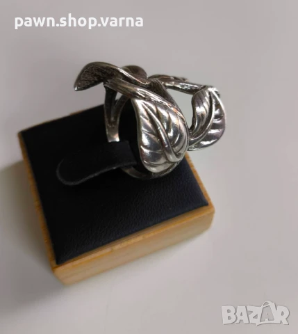 Масивен сребърен пръстен – проба 925, снимка 2 - Пръстени - 51026425