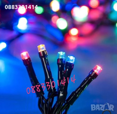 Коледни СОЛАРНИ лампички, снимка 3 - Лед осветление - 27055870