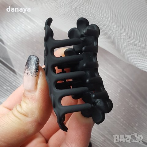 2030 Мини шнола за коса Маргаритки 6x3cm, снимка 4 - Аксесоари за коса - 32426891