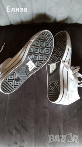 Високи бели кецове тип Converse.нови с етикет, снимка 2 - Кецове - 33339808