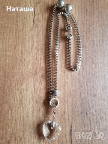 Гердан със сърце , снимка 2 - Колиета, медальони, синджири - 35030057