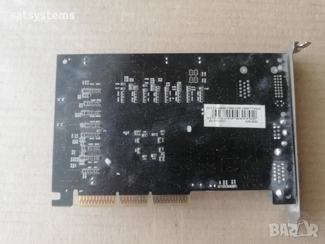  Видео карта NVidia GeForce 4 Manli MX-440SE 128MB DDR 128bit AGP, снимка 7 - Видеокарти - 38901538