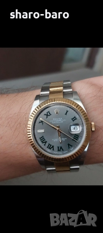 Rolex 126333 Datejust 41 Wimbledon Dial, снимка 4 - Мъжки - 51639998