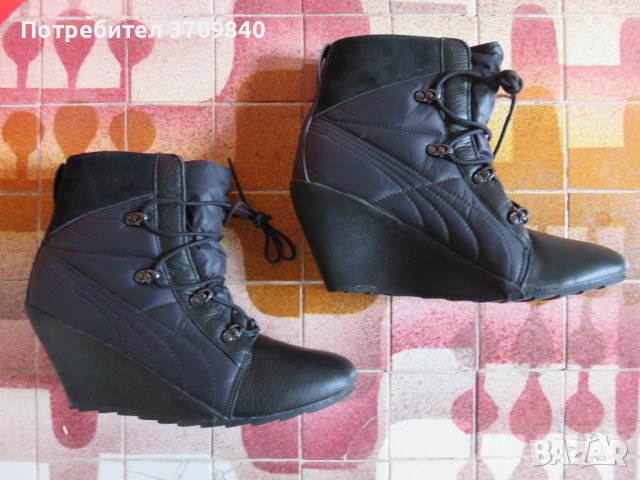 Puma karmin bellows wedge платформи, снимка 3 - Дамски ежедневни обувки - 40438171