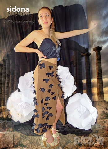 Сетове-бюстие и пола, снимка 3 - Комплекти - 52259573