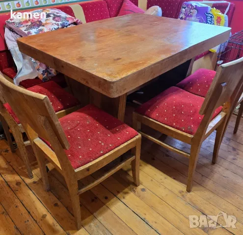 Маса масив с 6 стола