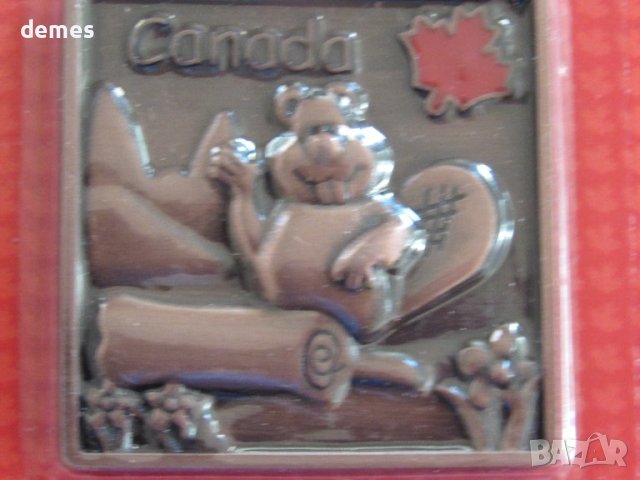 Метален магнит от Канада, снимка 2 - Други ценни предмети - 43329191