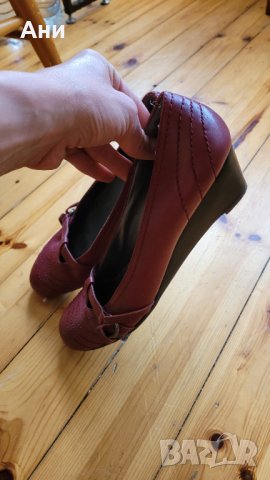 Нови вишневи обувки, снимка 3 - Дамски ежедневни обувки - 40225734