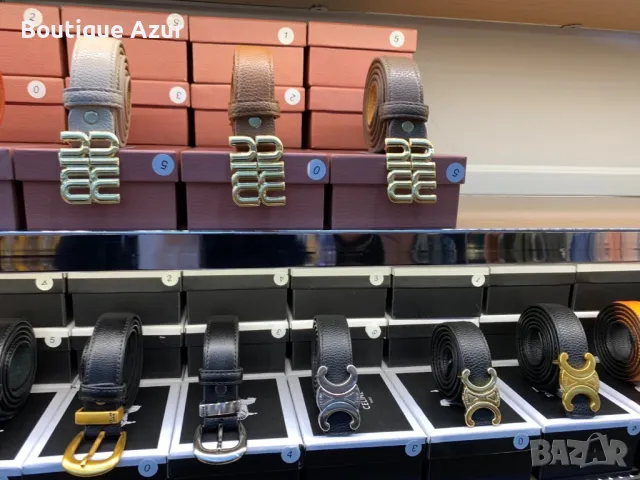 колани от естествена кожа в кутия miu miu celine 