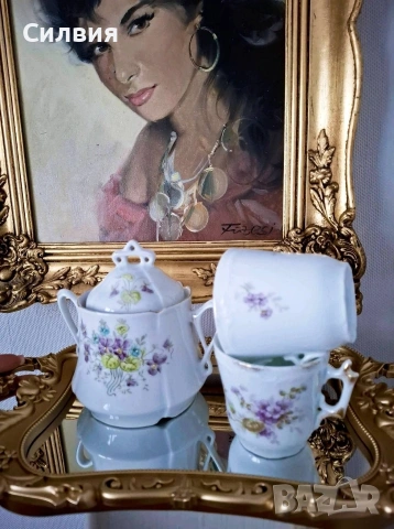Старинен порцелан , снимка 2 - Антикварни и старинни предмети - 53445854