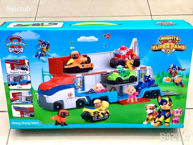 Пес патрул камион / Автобус Pow patrol/Камион Пес патрул/Пес патрул джунгла , снимка 7 - Коли, камиони, мотори, писти - 31157572