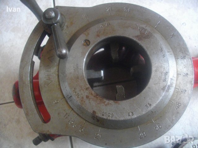 VIRAX/RIDGID-Винторезка-3/8-1 1/4 цол/REMS EVA-Резбонарезни Глави-Винтонарезка/Плашка За Резби Тръби, снимка 6 - Други инструменти - 37544808